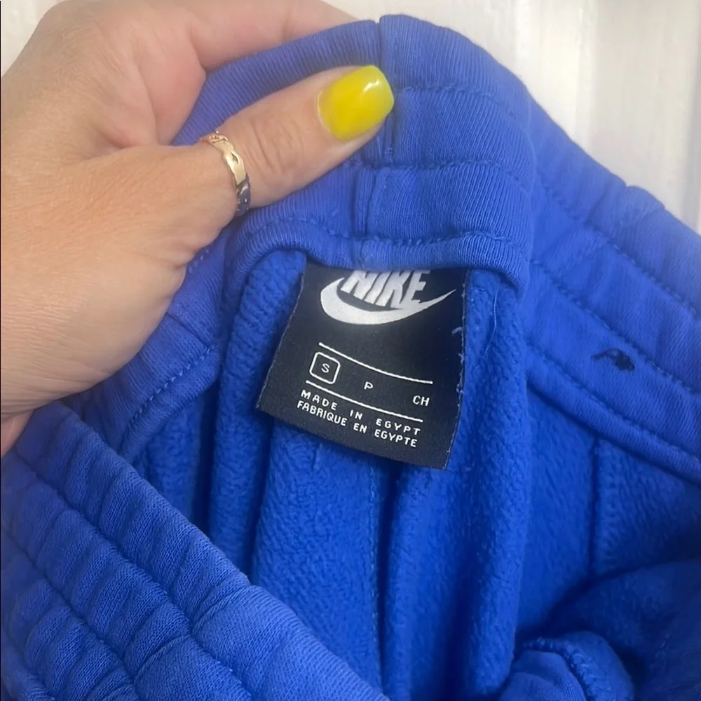 Nike Blue and Black Sweatshirt and sweat pants Just Do It 2 piece sweatsuit - Picture 10 of 11